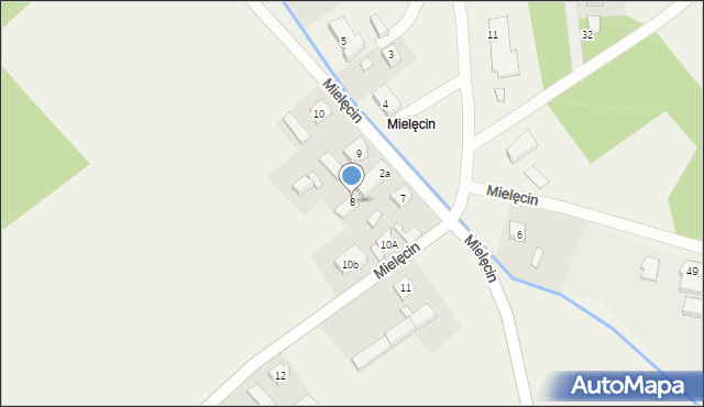 Weronikopole, Mielęcin, 8, mapa Weronikopole