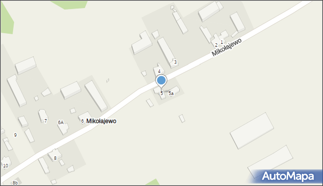 Wiatrowiec, Mikołajewo, 5, mapa Wiatrowiec