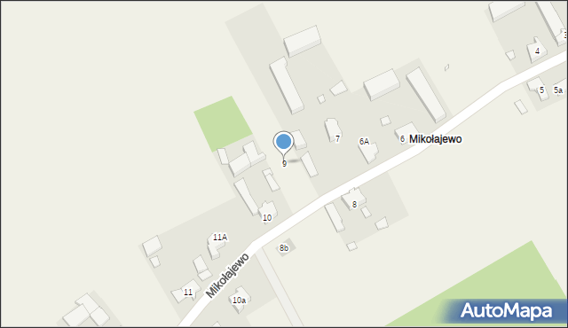 Wiatrowiec, Mikołajewo, 9, mapa Wiatrowiec