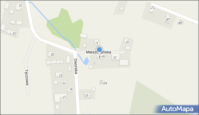 Więcławice Stare, Mieszczańska, 6, mapa Więcławice Stare