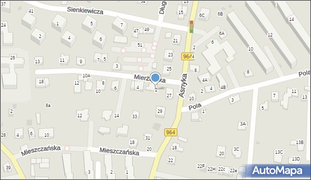 Wieliczka, Mierżączka, 2, mapa Wieliczka