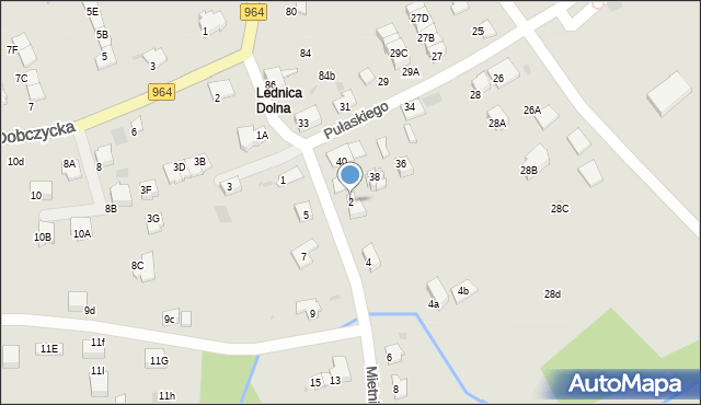 Wieliczka, Mietniowska, 2, mapa Wieliczka