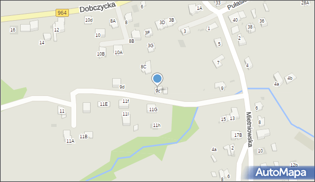 Wieliczka, Mietniowska, 9c, mapa Wieliczka