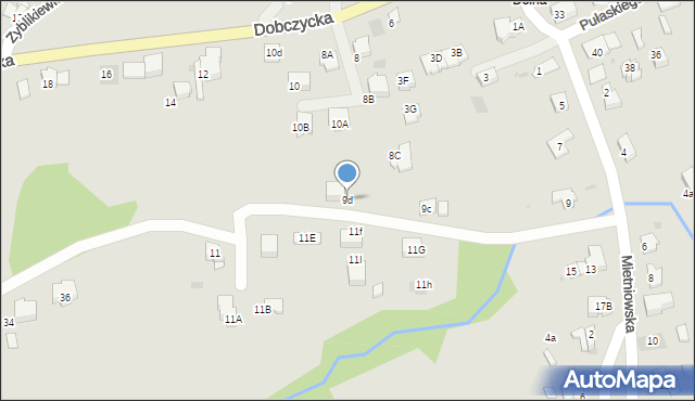 Wieliczka, Mietniowska, 9d, mapa Wieliczka