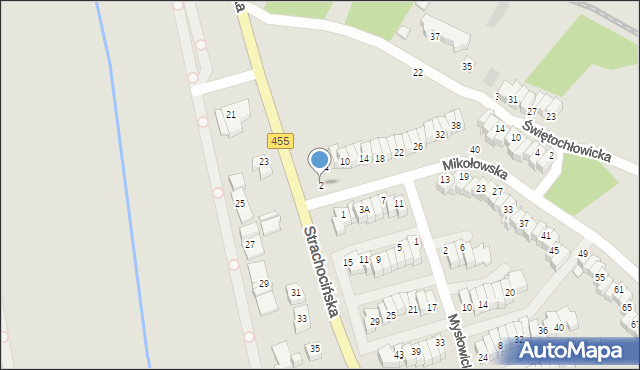 Wrocław, Mikołowska, 2, mapa Wrocławia