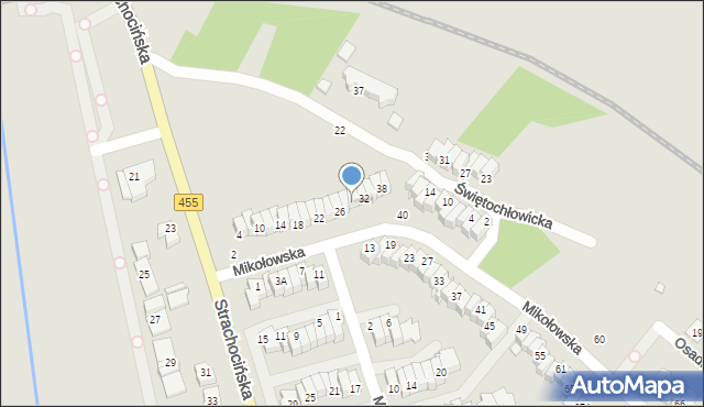 Wrocław, Mikołowska, 30, mapa Wrocławia