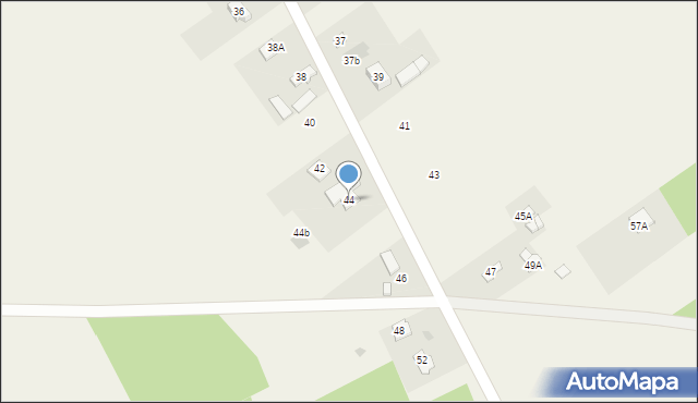 Wsola, Miła, 44, mapa Wsola