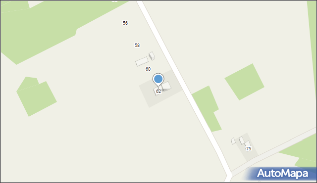 Wsola, Miła, 62, mapa Wsola