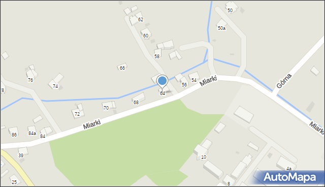 Zdzieszowice, Miarki, 64, mapa Zdzieszowice