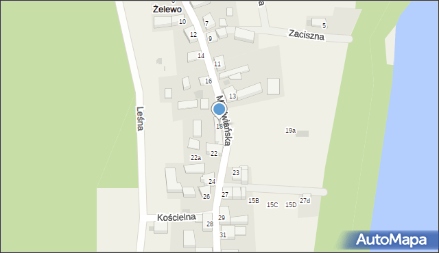 Żelewo, Miedwiańska, 18, mapa Żelewo