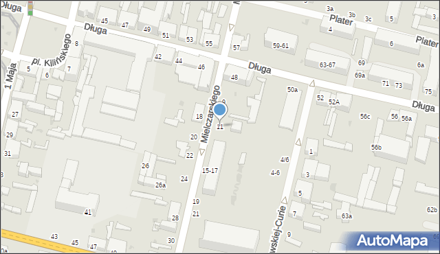 Zgierz, Mielczarskiego Romualda, 11, mapa Zgierz