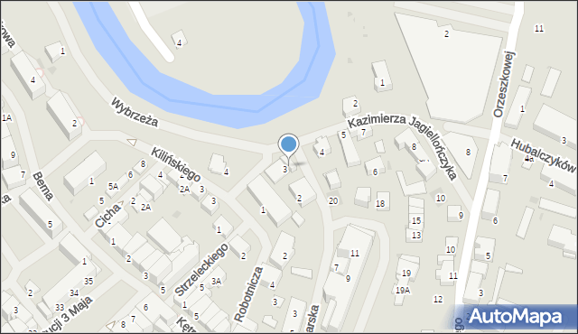 Bartoszyce, Młynarska, 1, mapa Bartoszyce