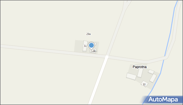 Bodzanowice, Młyńska, 29B, mapa Bodzanowice