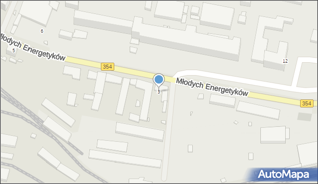 Bogatynia, Młodych Energetyków, 3, mapa Bogatynia