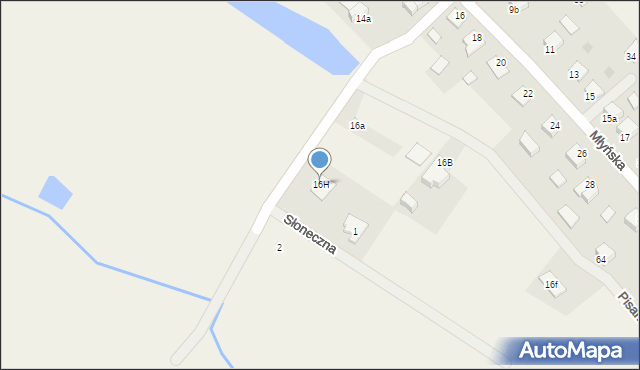 Bukowiec, Młyńska, 16H, mapa Bukowiec