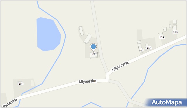 Chotków, Młynarska, 15, mapa Chotków