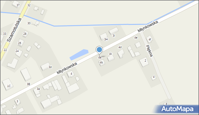 Duszniki, Młynkowska, 4a, mapa Duszniki