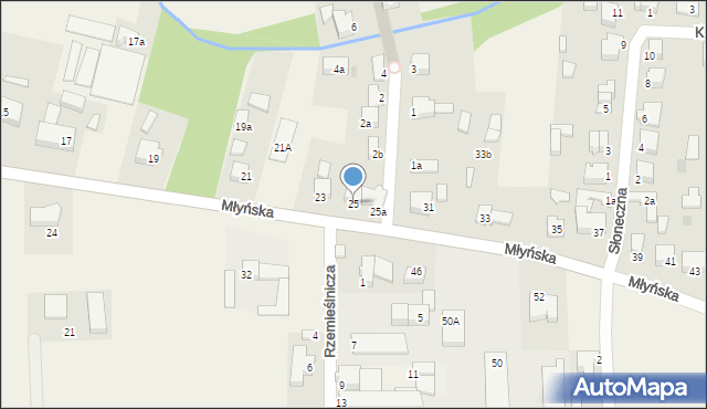 Kobylnica, Młyńska, 25, mapa Kobylnica