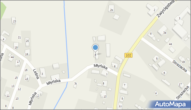 Kołczewo, Młyńska, 6, mapa Kołczewo