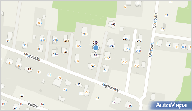 Konarzyce, Młynarska, 24b, mapa Konarzyce