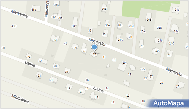 Konarzyce, Młynarska, 35, mapa Konarzyce