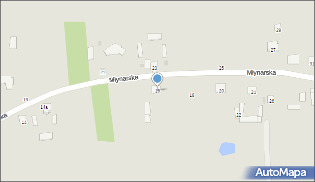 Kosów Lacki, Młynarska, 16, mapa Kosów Lacki