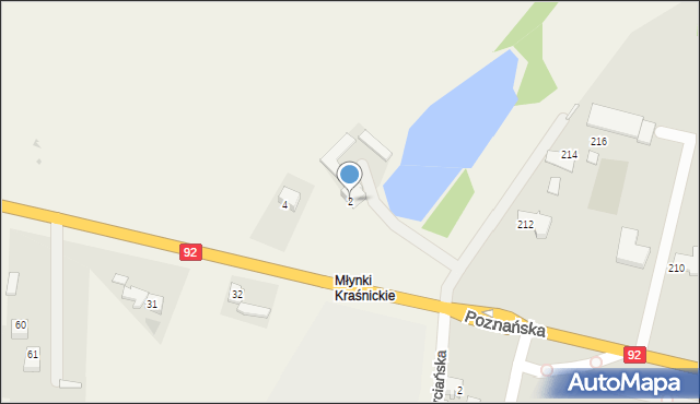 Kraśnica, Młynki Kraśnickie, 2, mapa Kraśnica