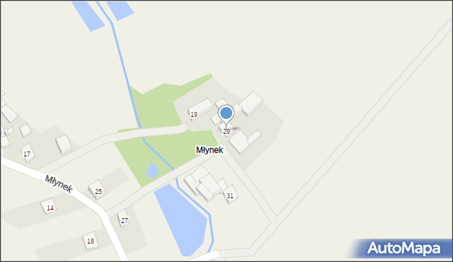 Lubsza, Młynek, 29, mapa Lubsza