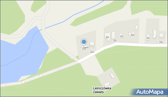 Mławka, Mławka, 32Z, mapa Mławka