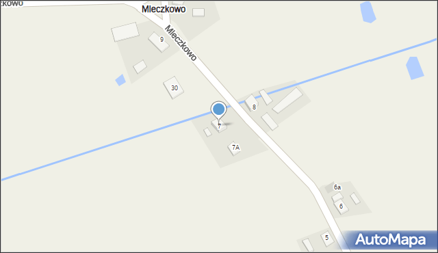 Mleczkowo, Mleczkowo, 7, mapa Mleczkowo