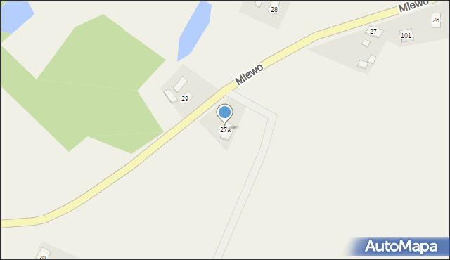 Mlewo, Mlewo, 27a, mapa Mlewo