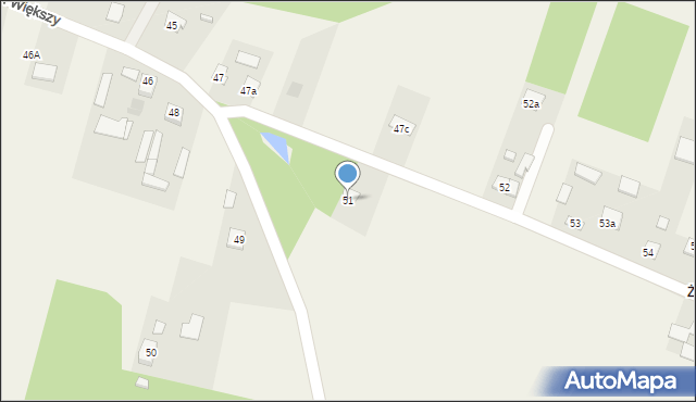 Młodocin Większy, Młodocin Większy, 51, mapa Młodocin Większy