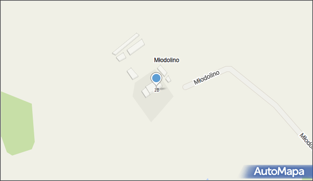 Młodolino, Młodolino, 1B, mapa Młodolino