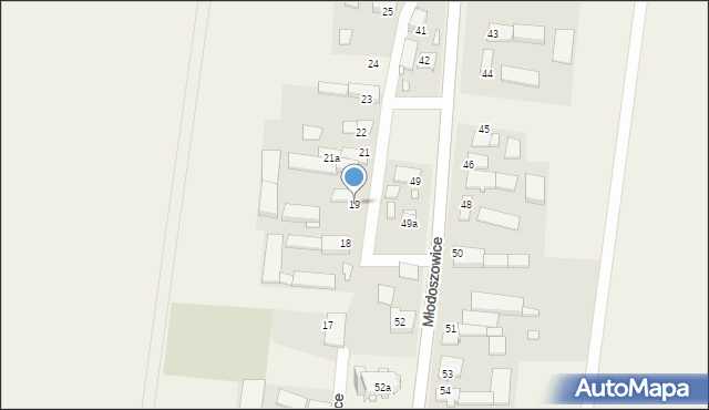 Młodoszowice, Młodoszowice, 19, mapa Młodoszowice