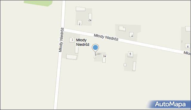 Młody Niedróż, Młody Niedróż, 3, mapa Młody Niedróż