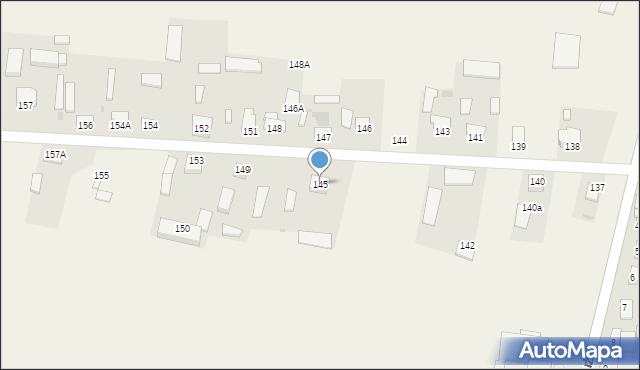 Młodzawy Duże, Młodzawy Duże, 145, mapa Młodzawy Duże