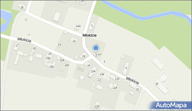 Młokicie, Młokicie, 2, mapa Młokicie