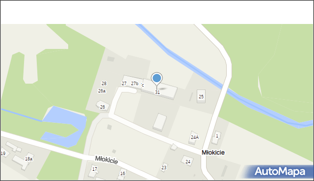 Młokicie, Młokicie, 31, mapa Młokicie