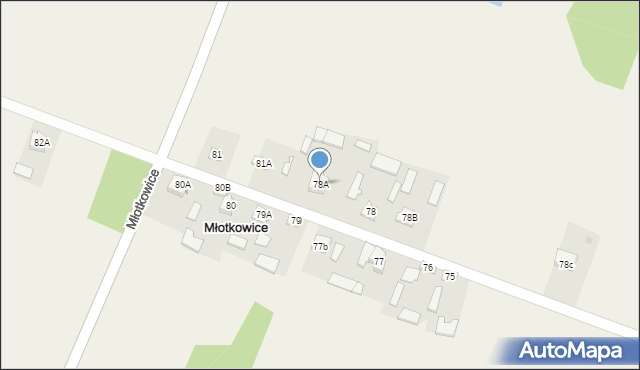 Młotkowice, Młotkowice, 78A, mapa Młotkowice