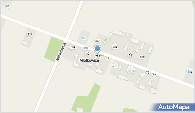 Młotkowice, Młotkowice, 79A, mapa Młotkowice