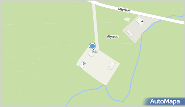 Młyniec, Młyniec, 4/1, mapa Młyniec