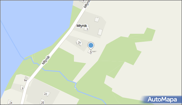 Młynik, Młynik, 2c, mapa Młynik