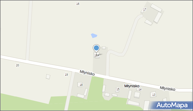 Młynisko, Młynisko, 18A, mapa Młynisko