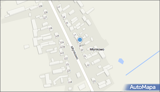 Młynkowo, Młynkowo, 19, mapa Młynkowo