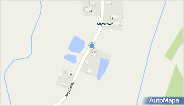 Młynkowo, Młynkowo, 7, mapa Młynkowo