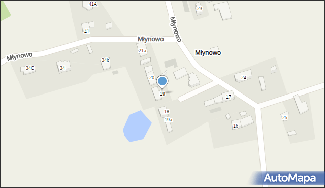 Młynowo, Młynowo, 19, mapa Młynowo