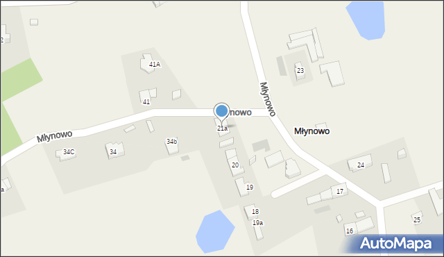 Młynowo, Młynowo, 21a, mapa Młynowo