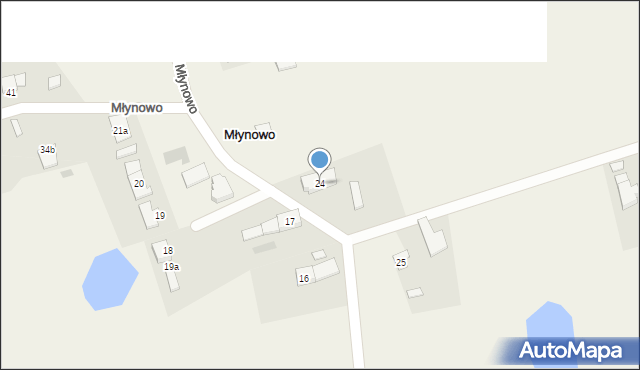 Młynowo, Młynowo, 24, mapa Młynowo