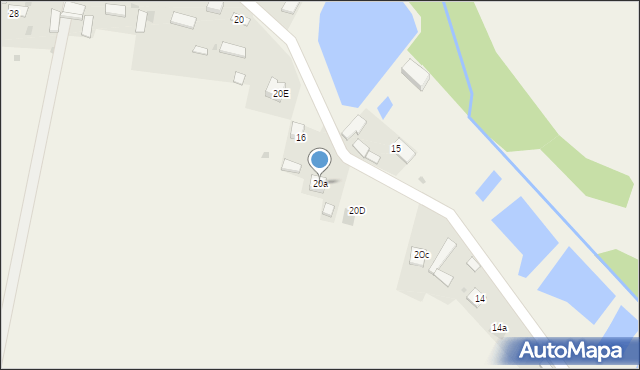 Młyny, Młyny, 20a, mapa Młyny