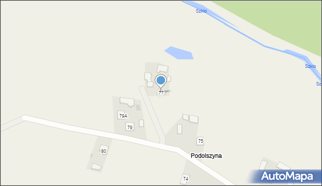 Młyny, Młyny, 77, mapa Młyny